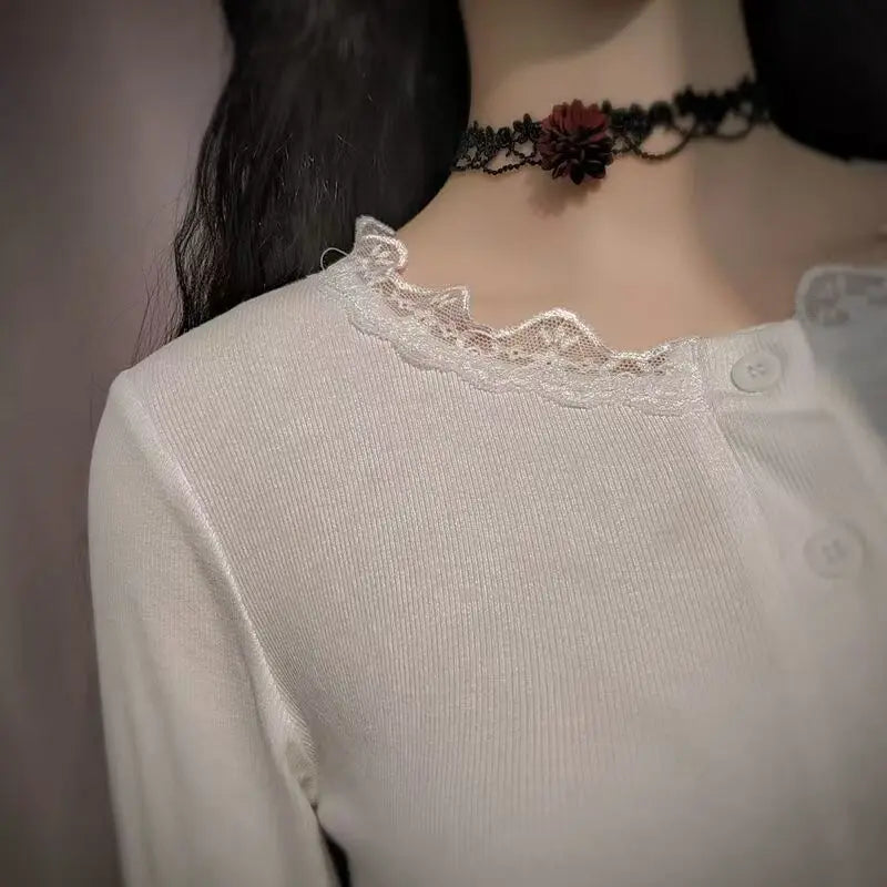 Black lace necklace with collarbone chain, exuding a super fairy temperament. Three dimensional butterfly choker necklace, handm