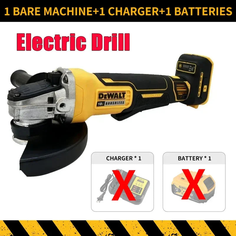 DEWALT Cordless Brushless Angle Grinder Cutter Electric Wrench Polisher Vacuum Jigsaw Multifunctional Power Tools
