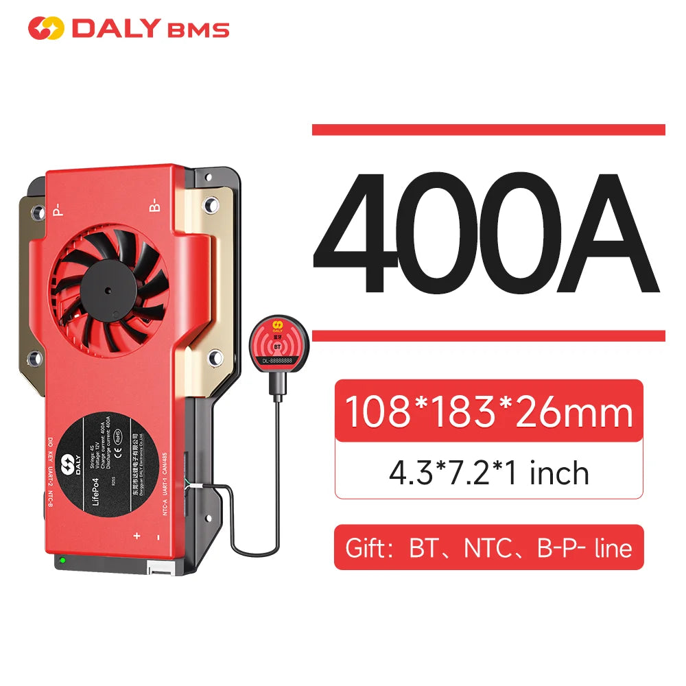 DALY Smart BMS Lifepo4 4S 7S 8S 16S 20S 24S Li-ion 3S 7S 16S 12V 24V 36V 48V 60V 72V 100A 250A CANBUS BMS For lithium batteri