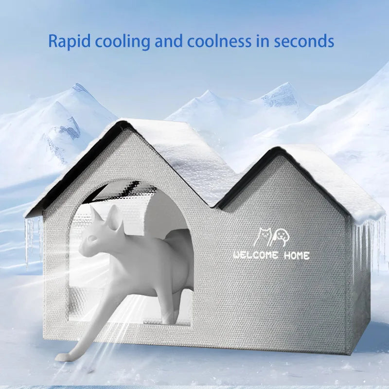 Cat Air Conditioning House Summer Cat Cooling Tool Nest Dog Ice House Dog Four Seasons Cat Pet Ice House