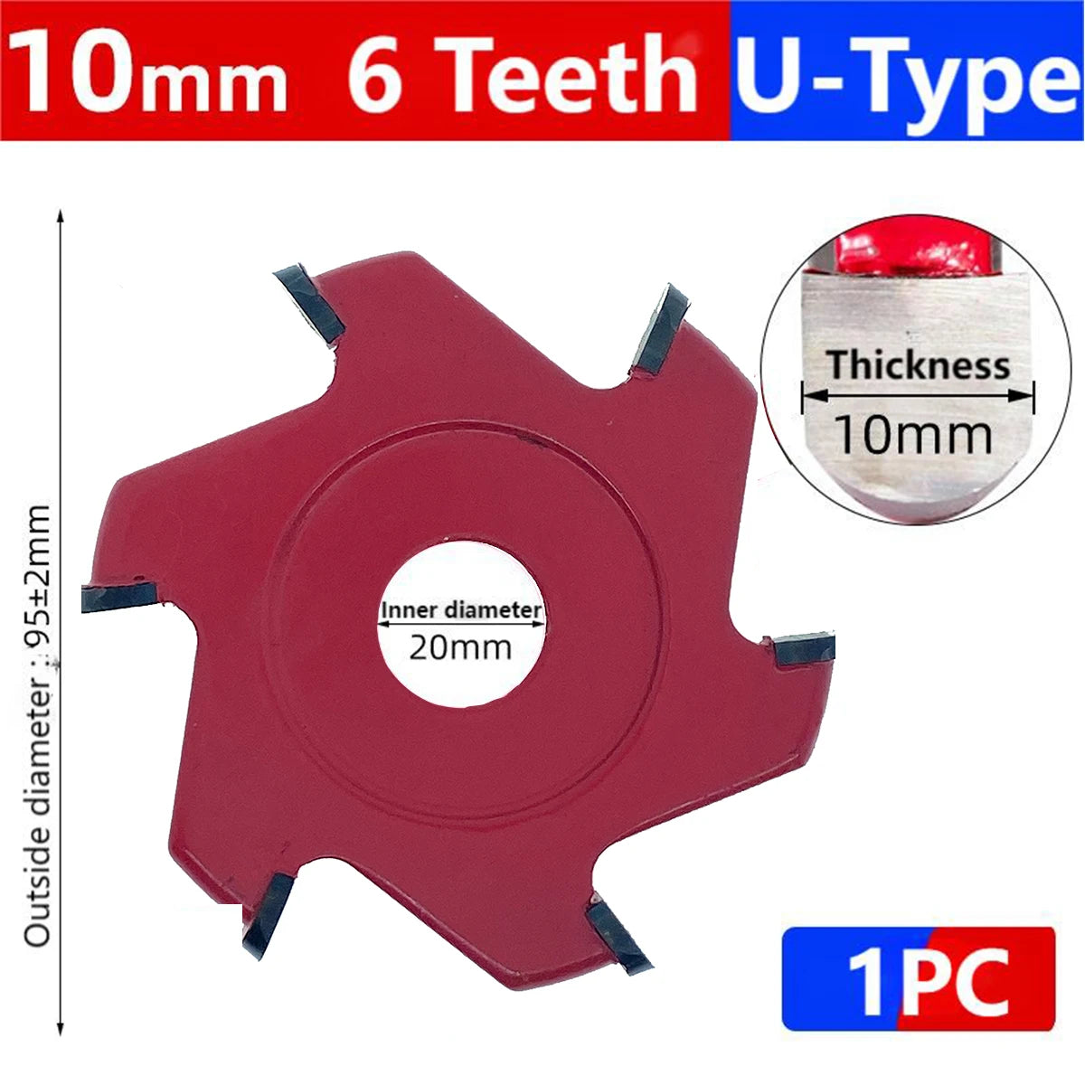 U/V-type 6/8/12 Teeth Cutting Blade