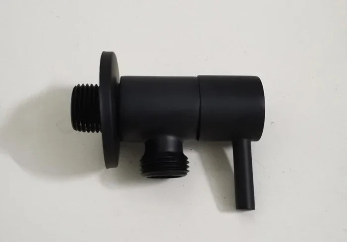 1/2"male x 1/2" male Brass Bathroom brushed gold  black Angle Stop Valve Chrome Copper Tap Toilet Bathroom Basin laundry AG666