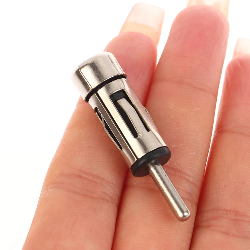 1/5PCS Car Radio Antenna Adapter ISO to DIN Connector Plug Stereo Autoradio Mast Aerial Accessories for Vehicle Audio System
