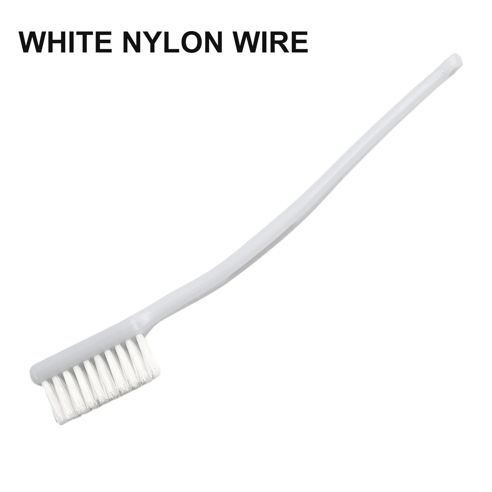 Brush Wire Metal Nylon Wire Plastic White Wire Brush Black Cleaning Handle Brass Machine Polishing Rust Silver