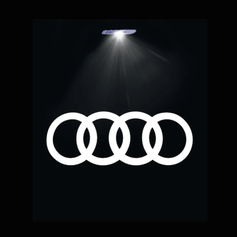 Lumière de bienvenue à LED pour portière de voiture Audi A4 A8 Q3 Q5 Q7 B5 B6 B7 B8 B9 A1 A3 8V 8P 8L A6 C5 C6 C7 style Quattr TYD-Audi 2