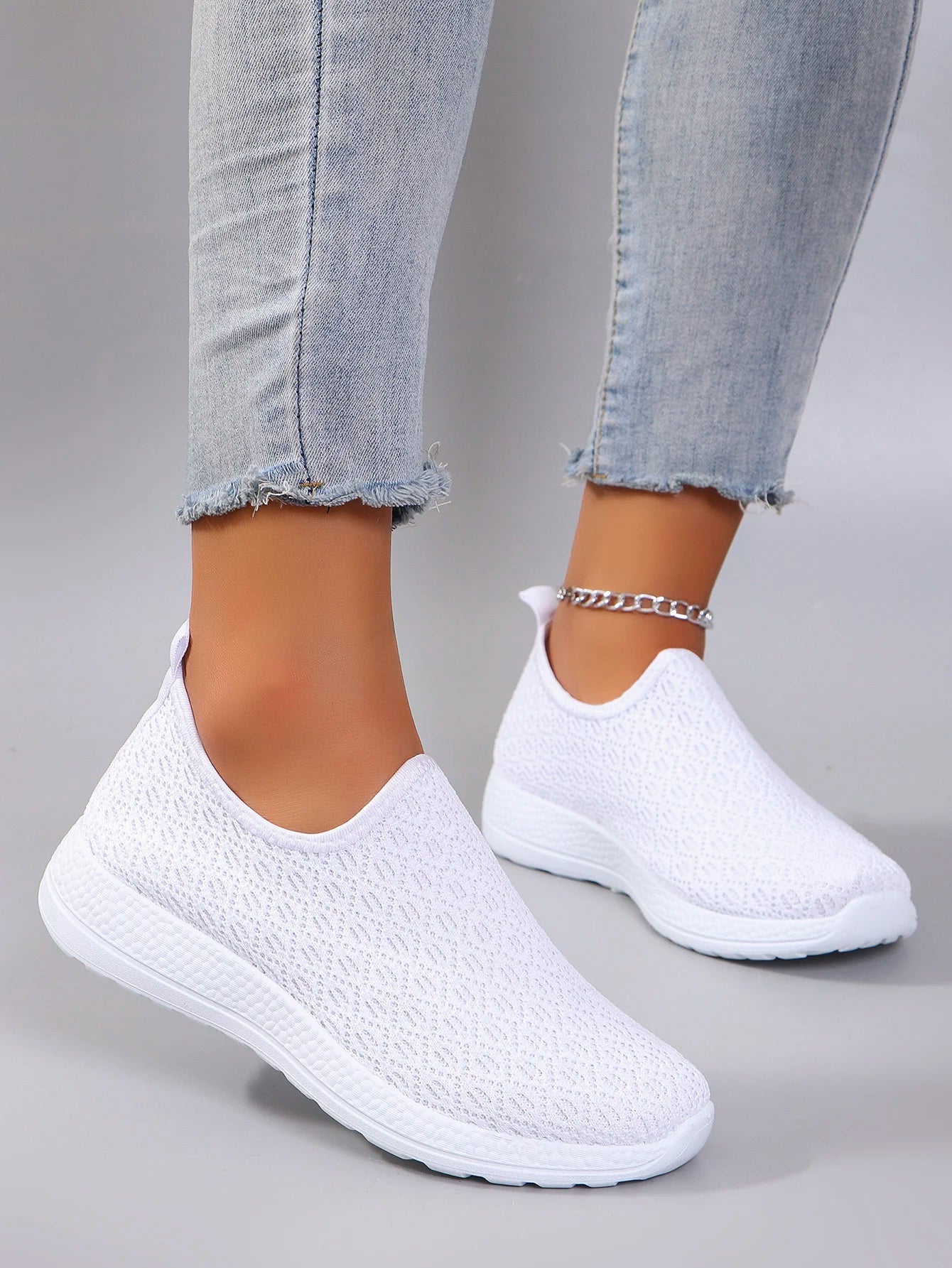Women's summer breathable mesh flat shoes，women's shoes，casual sneakers shoes, clearance free shipping