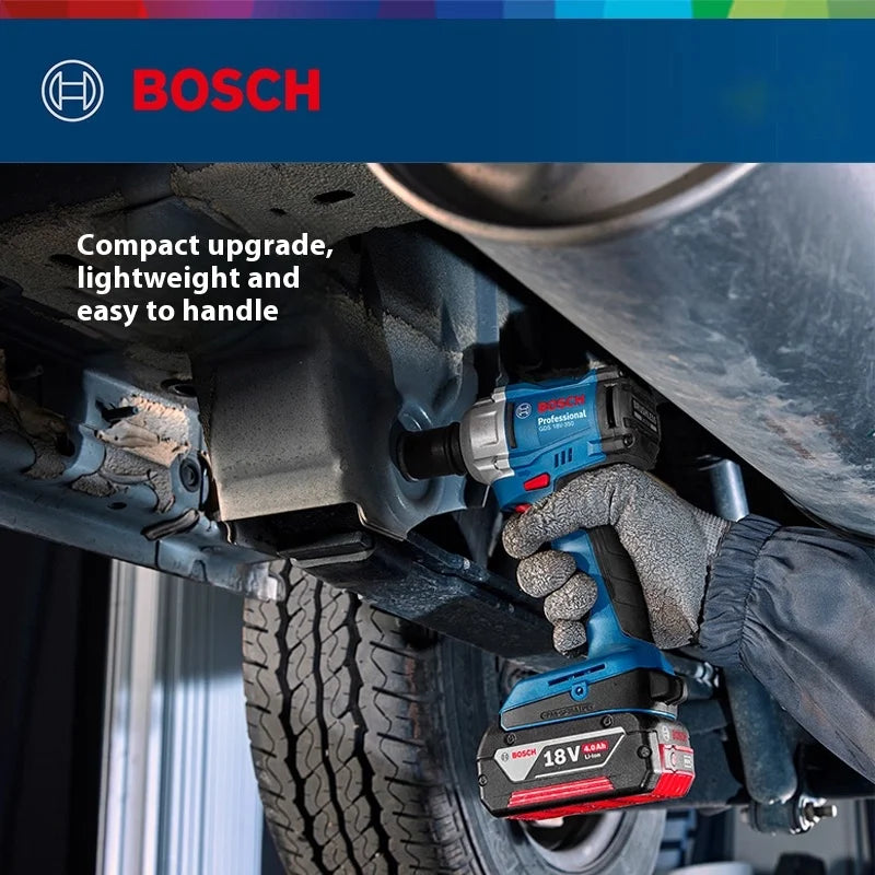 Bosch GDS18V-350 Cordless Brushless High Torque Impact Wrench 18V Lithium Ion for Construction Scaffolders Professional Tool