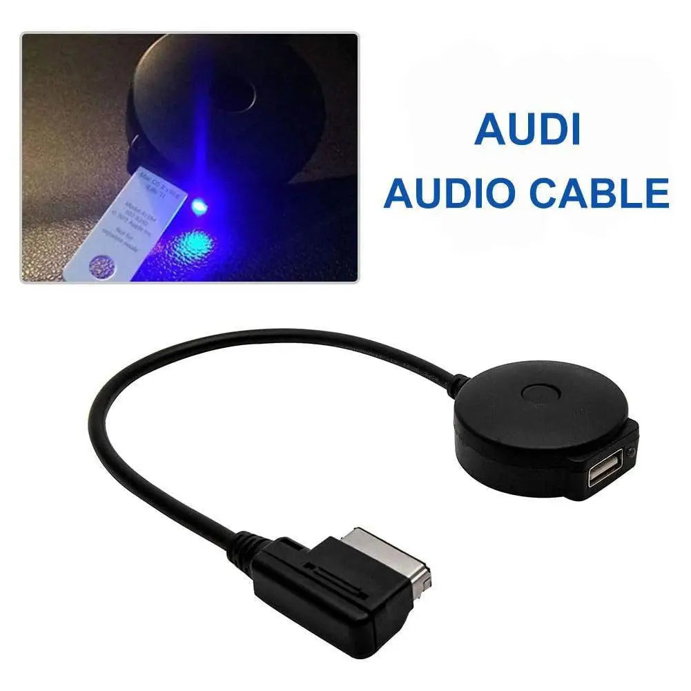 Adaptateur audio sans fil Bluetooth Auto Interface Émetteur A2DP Streaming musical Bluetooth Câble auxiliaire pour Mercedes MMI