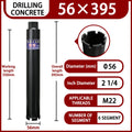 LAANCI laser weld Diamond Core Drill Bit for Reinforced Concrete – Diameter 25-254mm,400mm Total Length M22 Threaded Connection