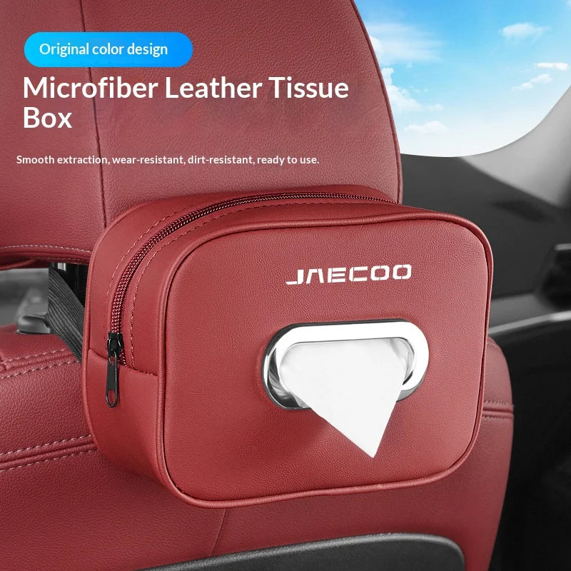 Suitable for JAECOO J5 J6 J7plus jaecoo J8 J7Phev car center console car mounted tissue box hanging bag tissue bag