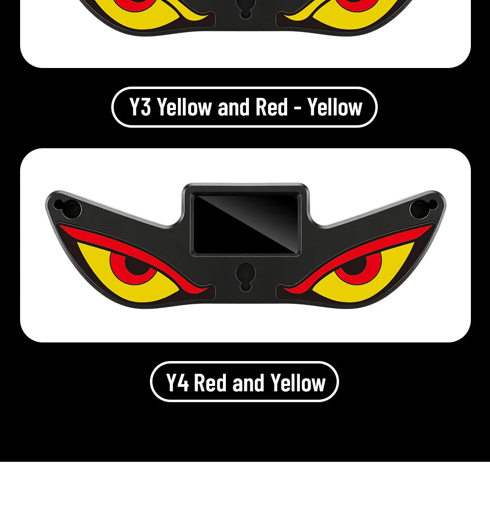 Monster Eye Antenna Flash Light Solar Car Decoration Demon Light Universal Roof Anti-Rear-End Demon Eye Modification