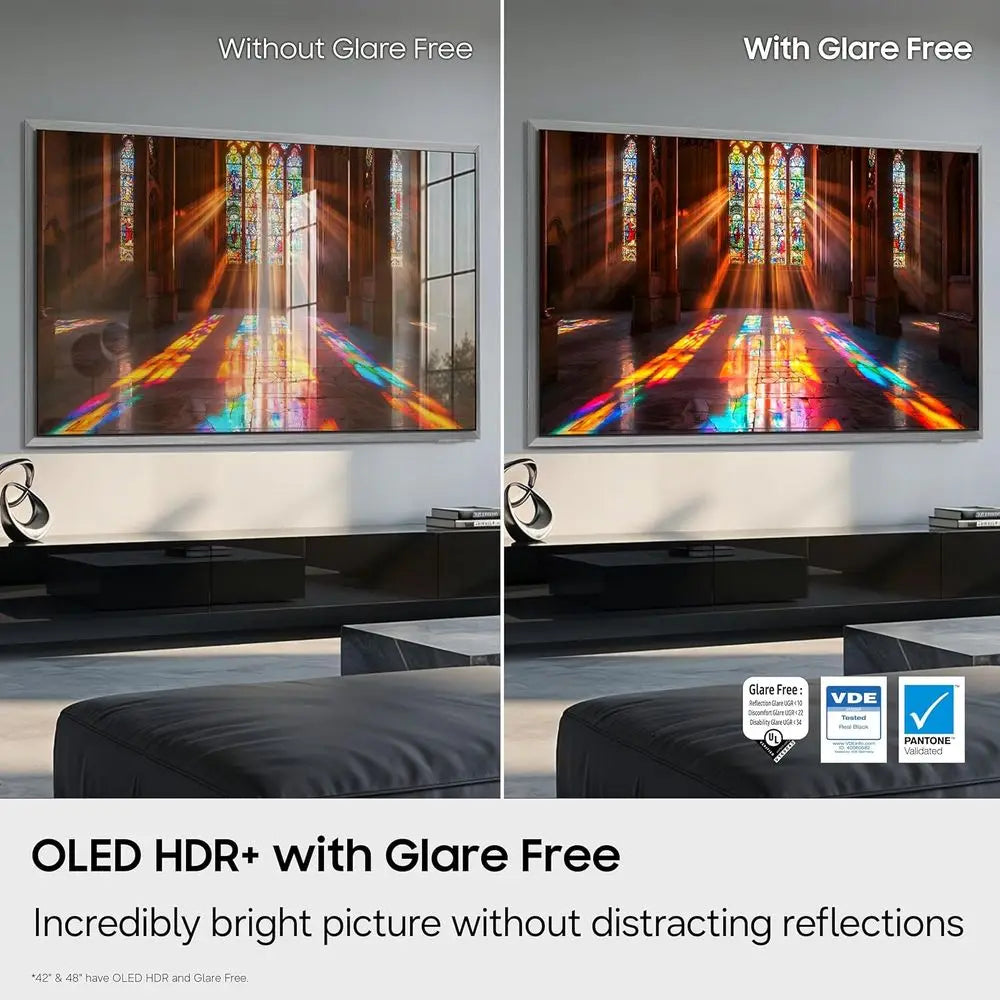 65-Inch Class OLED S90H Series Vision AI Smart TV (2026 Model, 65S90H) OLED HDR+ with Glare Free, NQ4 AI Gen3 Processor, 4K AI U