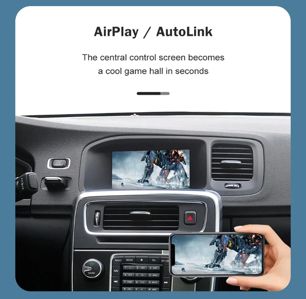 Wireless Carplay for Volvo XC60 S60 V40 V60  XC90 S90 Module Car Accessories Android Auto Airplay Mirror Link