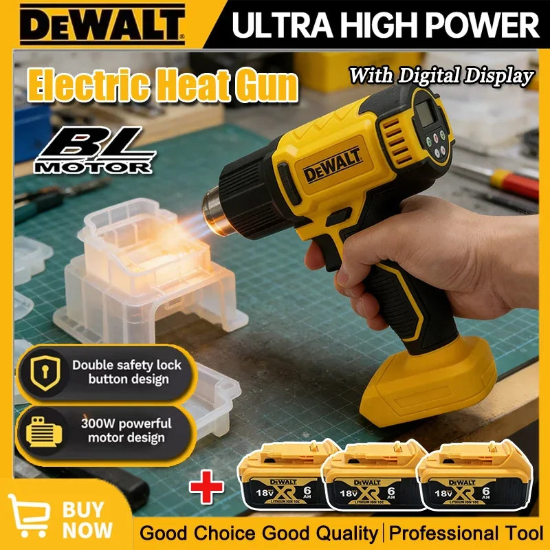 DeWalt Multifunctional Power Tools Cordless Brushless Angle Grinder Cutter Electric Wrench Polisher Air Pump Heat Gun for 18v