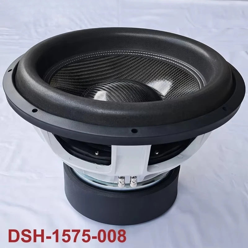 15 Inch Car Subwoofer Speaker with 2000Wrms Power Sound Quality Subwoofer with 3 Inch VC and Triple Magnets for Car Audio System