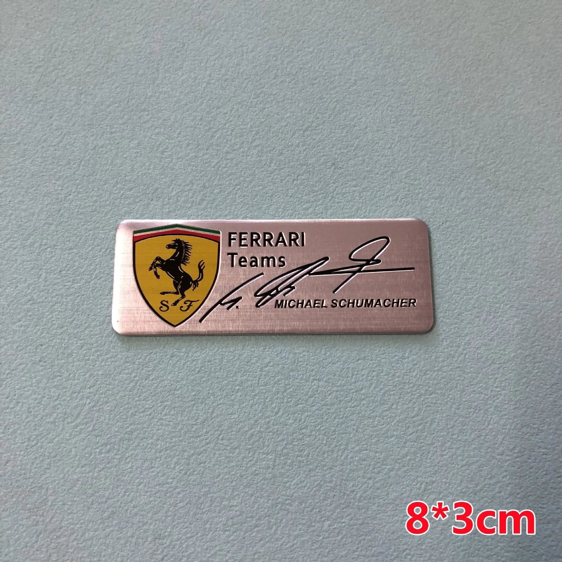 3D Aluminum Car Badge Stickers Body Trunk Window Decoration Decals For Ferrari F1 F8 F80 SF90 Stradale SF90Spider 296 GTB GTS