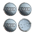 4pcs For Audi A3 A4 A5 A6 A7 A8 S4 S6 A1 A2 Q5 Suitable 60mm 61mm 68mm 69mm Automotive Wheel Hub Center Cover Replacement Badge