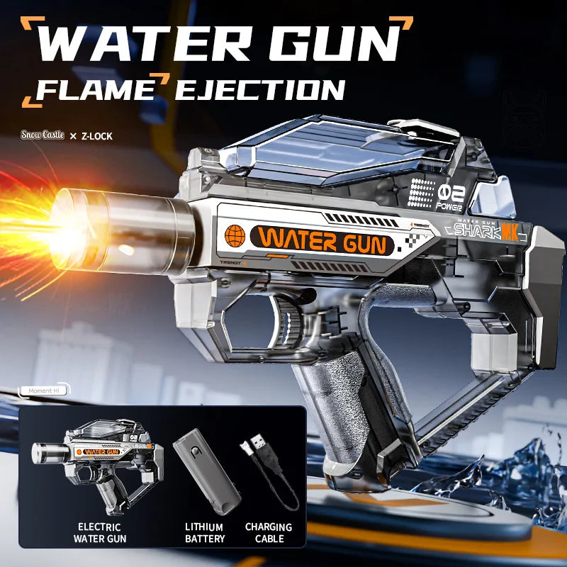 Electric Water Guns For Adults Powerful Squirt Automatic Water Suction Water Blasters Summer Outdoor Beach Toy For boys Kid Gift