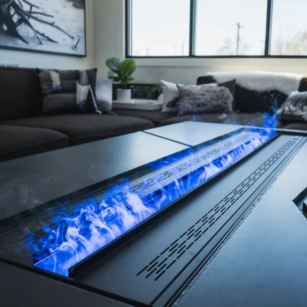 Smart 3D Atomized Fireplace LED Colorful Flame ECO Water Vapor Electric Fireplace for Living Room TV Wall Decor