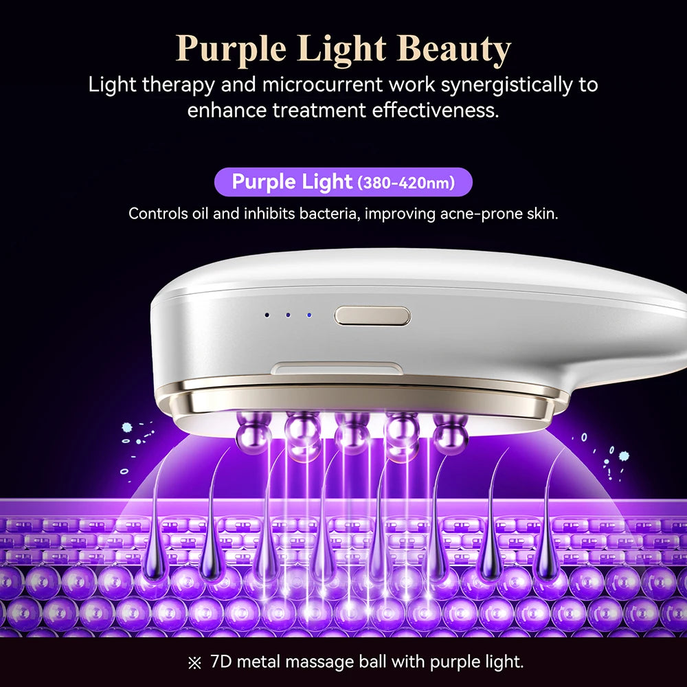 ANLAN 2 in 1 Guasha Beauty Device Facial Removal Swelling Wrinkle Dual-frequency Microcurrent Hot Cold Skincare Body Massager