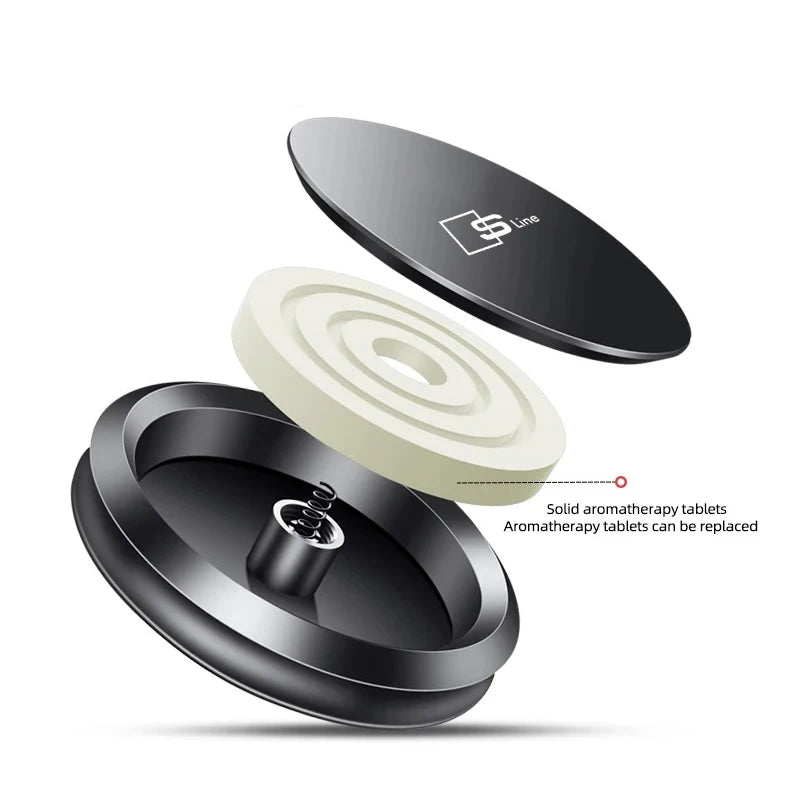 Car Air Freshener Solid Perfume Rotating Aromatherapy Decor For Audi Sline A3 A4 A5 A6 A7 A1 A2 A8 Q1 Q2 Q3 Q4 Q5 Q6 Q7 Q8 TT S5