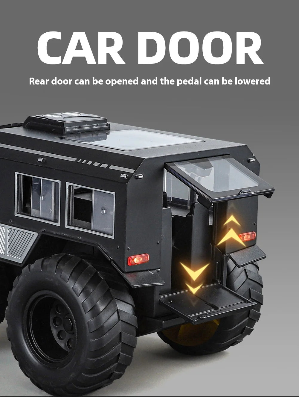 1:24 Scale Sherp ATV Model Car with LED Lights - Realistic Detail for Kids' Adventure Play - Cross-Country Fun, Toy Vehicle