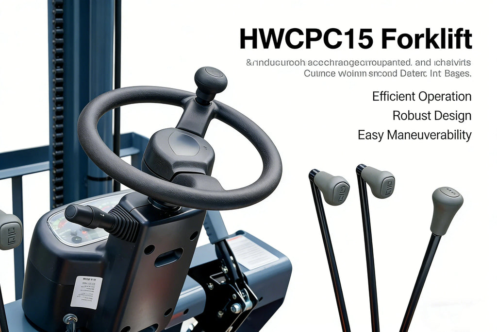 HWCPC15 1.5 Ton Forklift Diesel Powered Industrial Fork Lift Truck Heavy Duty Material Handling Equipment