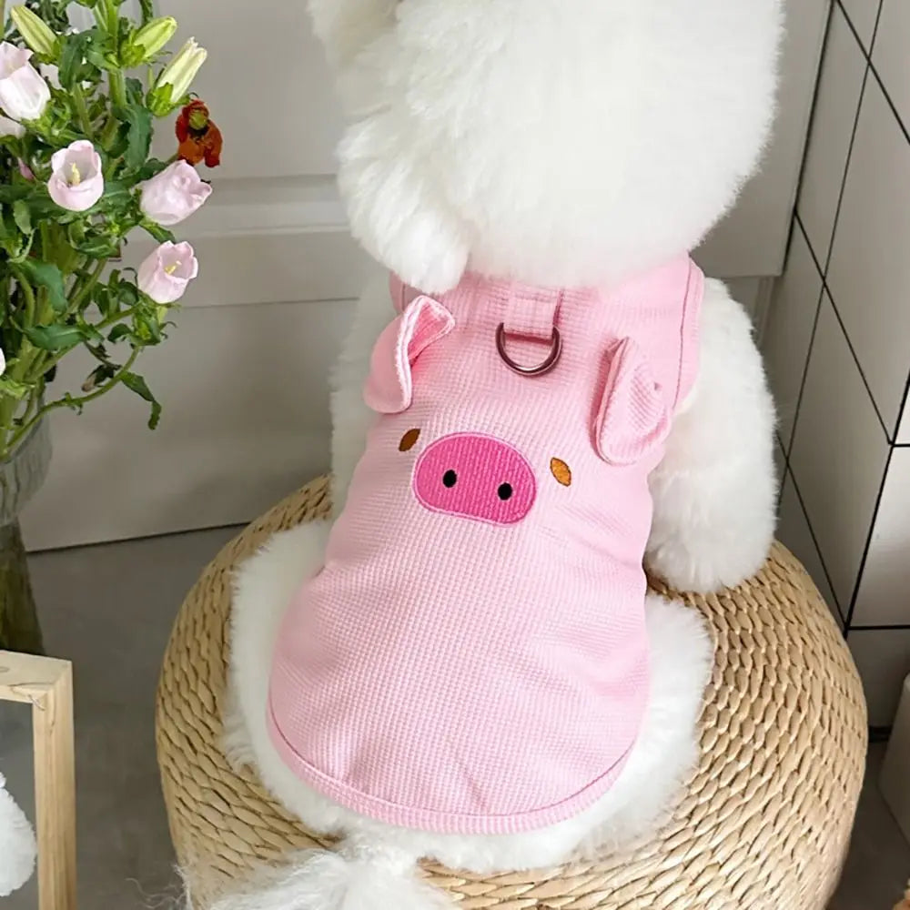 New Soft Cat Vest Cotton Elastic Dog Outfits Breathable Pet Cloths Spring