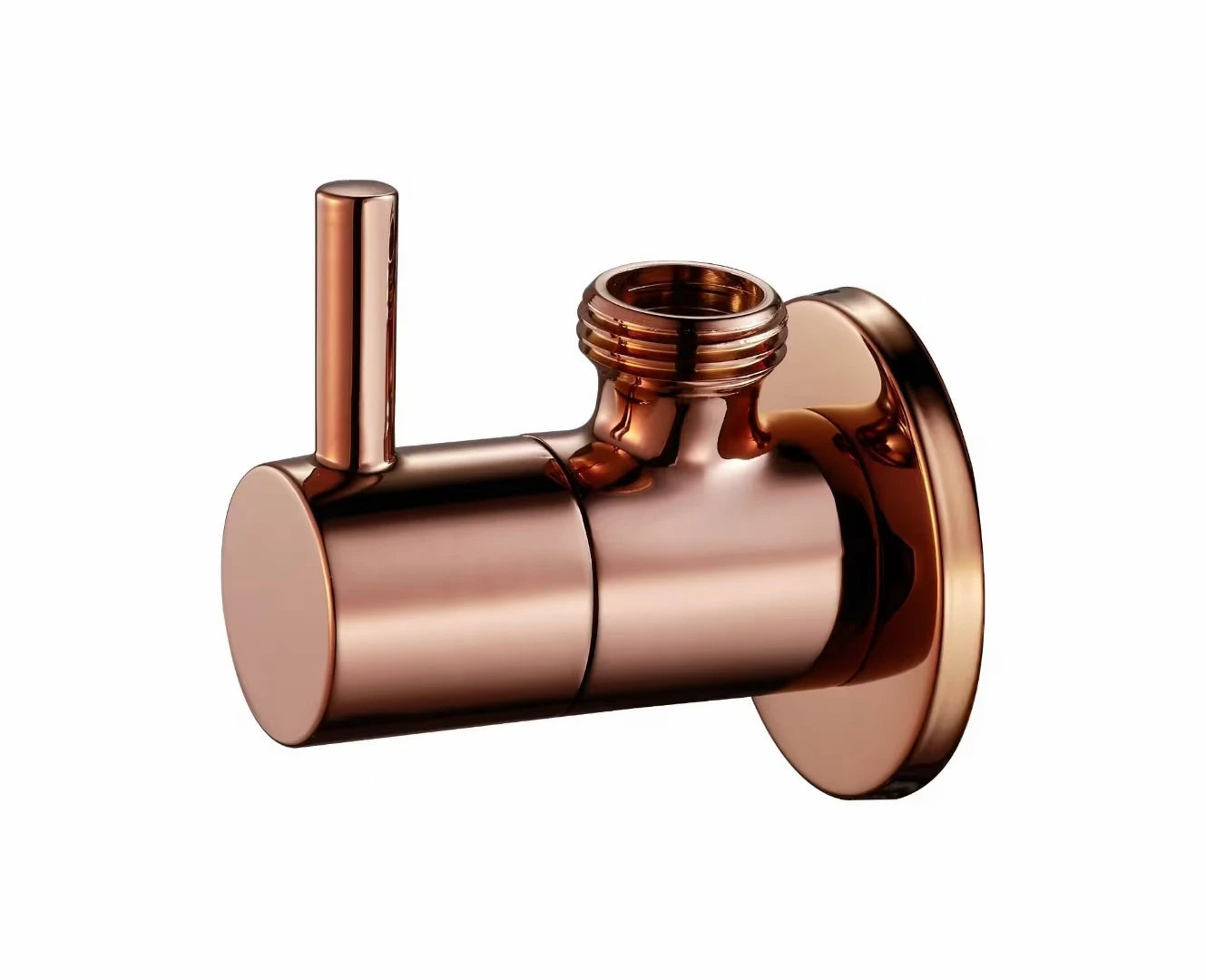 1/2"male x 1/2" male Brass Bathroom brushed gold  black Angle Stop Valve Chrome Copper Tap Toilet Bathroom Basin laundry AG666