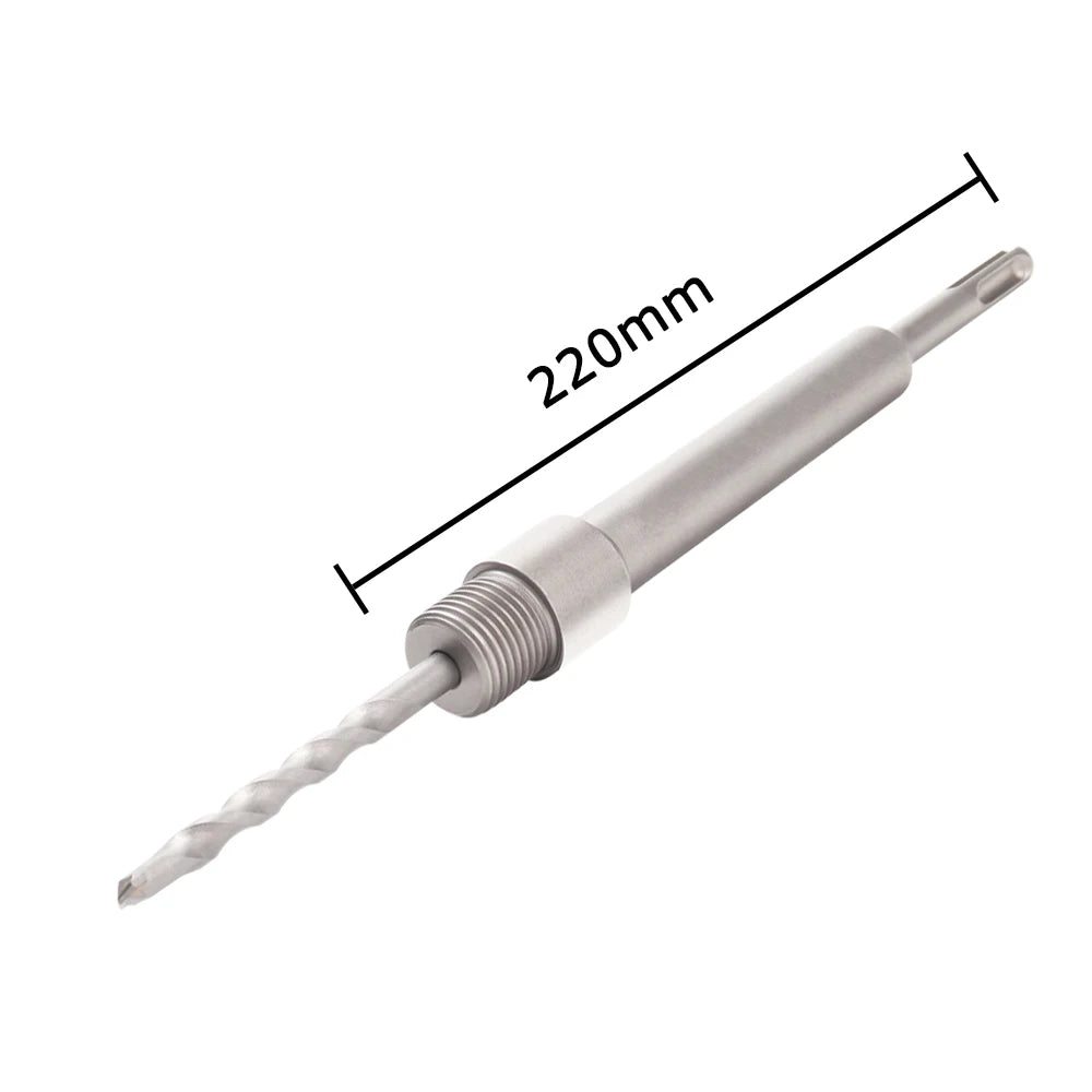30-100mm Concrete Wall Hole Saw, SDS Plus Shank Impact Drill Bit, Suitable for Drilling Concrete, Brick, Stone and Walls