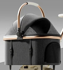 Luxury Lightweight Pet Stroller Foldable Detachable Carrier for Small Dogs Cats Cat Dog Strollers Pet Products