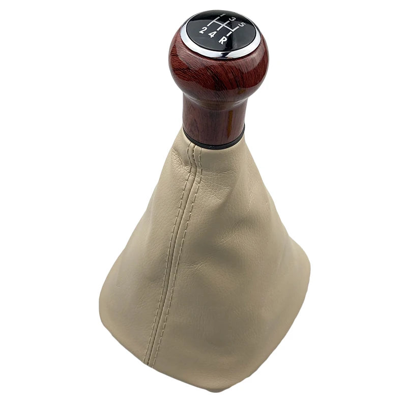 For VW Passat B5 b5.5 1997 1998 1999 2000 2001 2002 2003 2004 2005 Car-Styling 5/6 Speed Gear Shift Knob PU Leather Boot Case