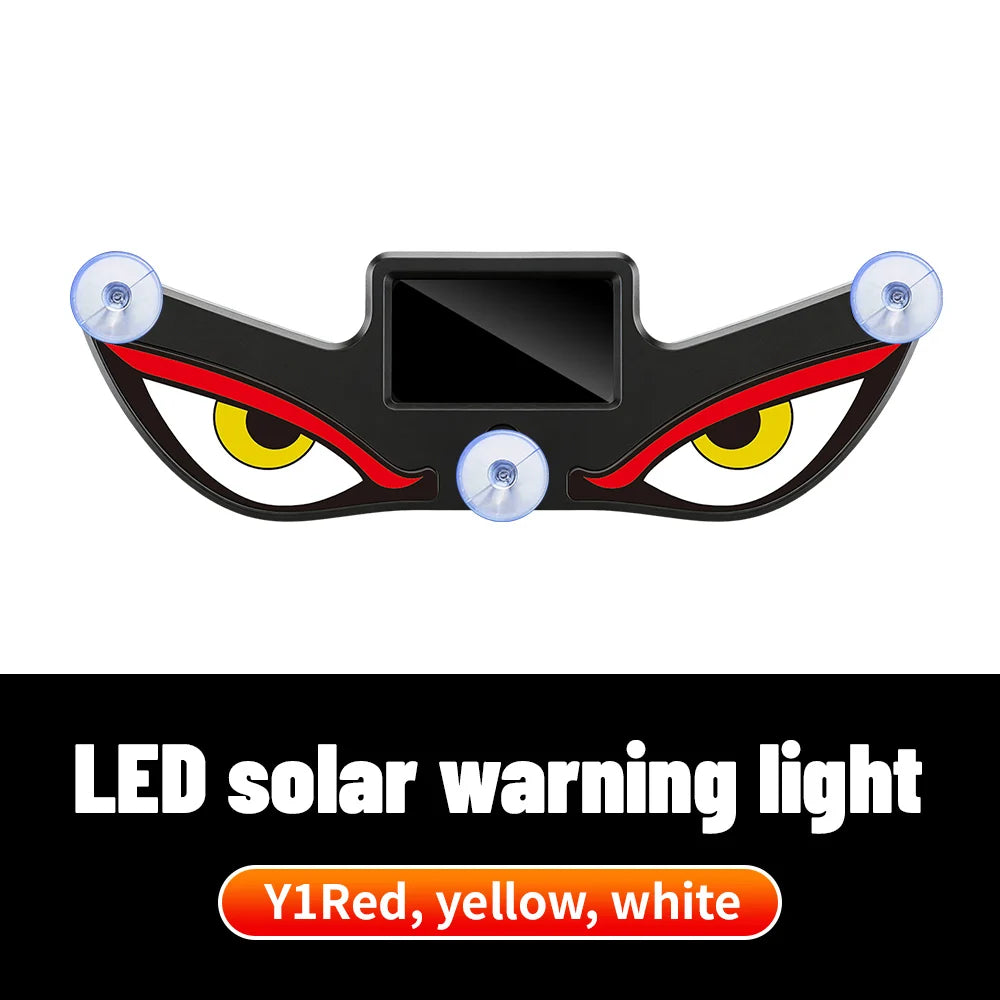 Monster Eye Antenna Flash Light Solar Car Decoration Demon Light Universal Roof Anti-Rear-End Demon Eye Modification