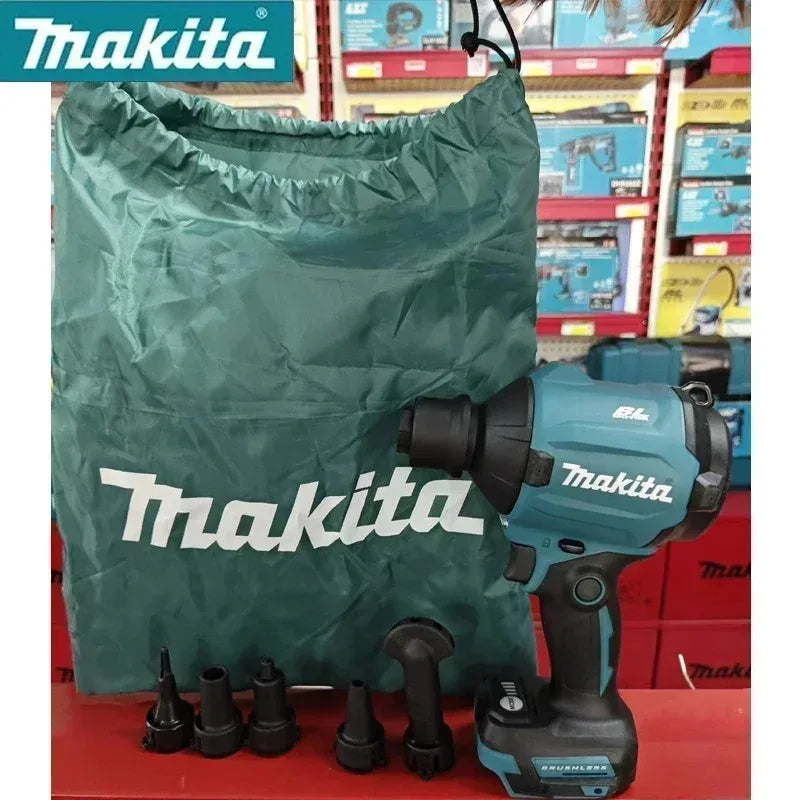 Makita DAS180 18V Cordless Air Blower Multifunction Dusting Machine with Nozzle Air Dust Removal Gun And Inflator Tool