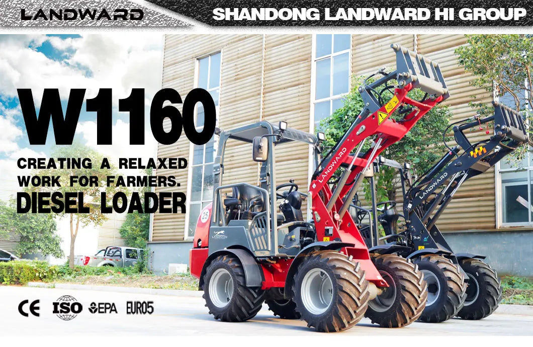 Cheap New design 4x4 mini loader wheel loader mini wheel loader Multifunctional compact Diesel Loader Customizablefor sale