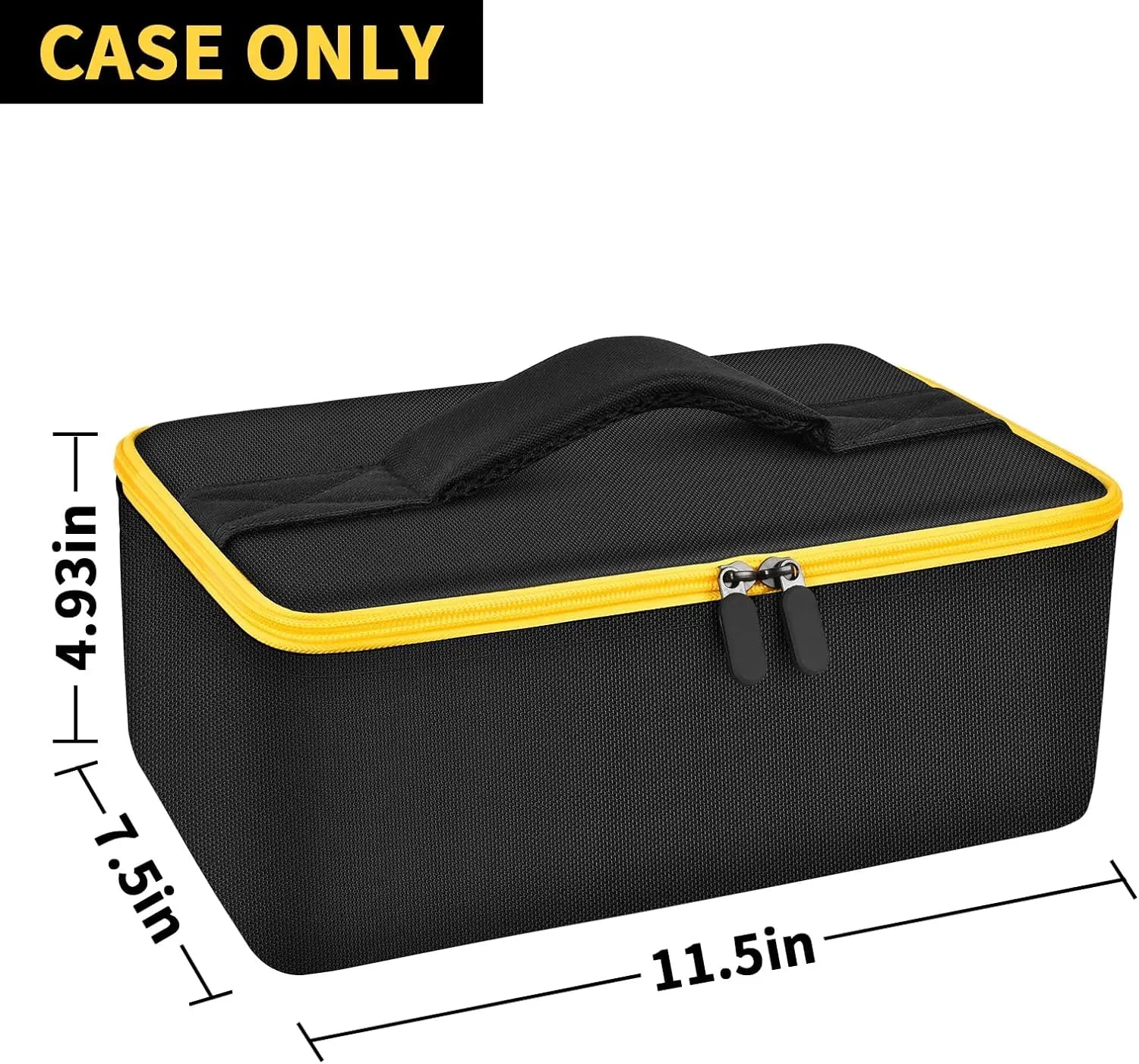 Bag Compatible with DEWALT 20V MAX Cut Off Tool 3 in 1 Brushless (DCS438B), Storage Case Carrying Holder Organizer for Charger,