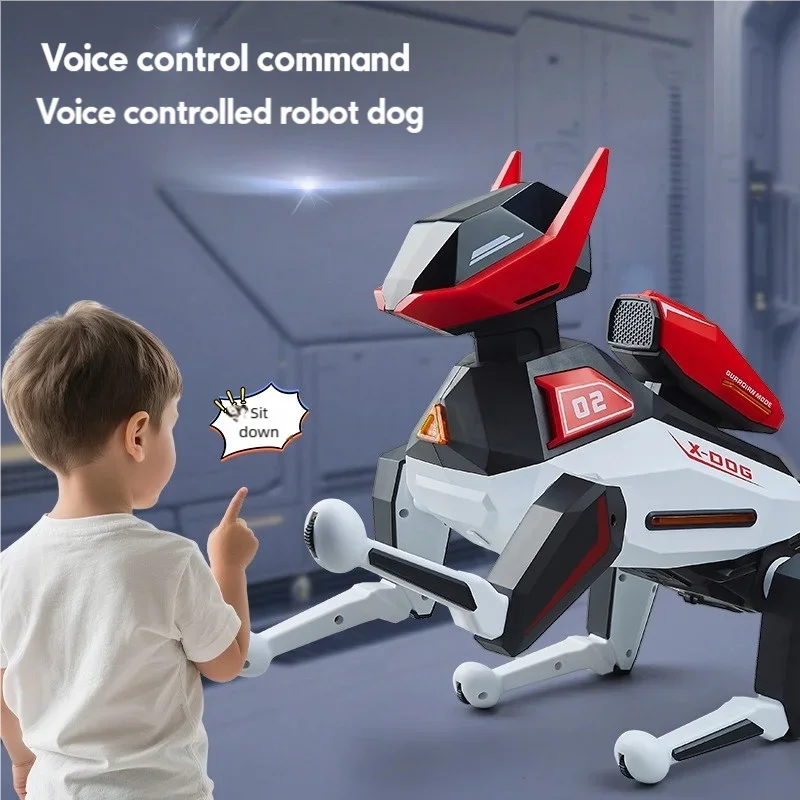 AI Simulation Robot Dog Intelligent Machine Dog Voice Command APP Control Programming Interactive Performs Acrobatics Robot Dog