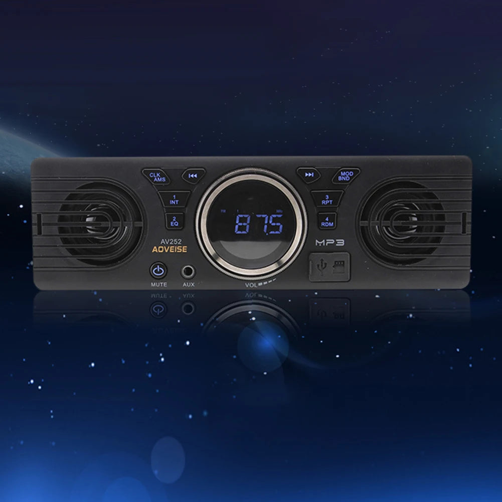 Car Radio MP3 Audio Player 2.4 Inch Display MP3 Car Multimedia Player Support for TF MINI USB AUX Interface Bluetooth-compatible