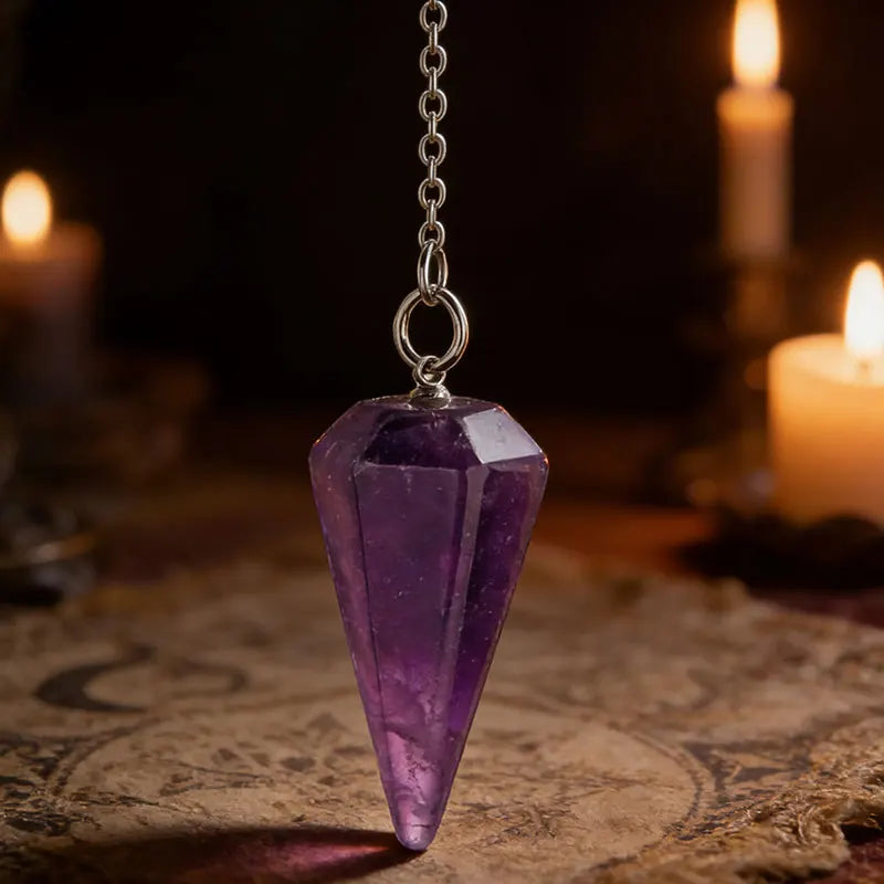 Amazonite Stone Natural Gem Stone Crystal Pendulum for Divination Answer Chakra Cone Amethysts Clear Pink Quartz Pendulos x226