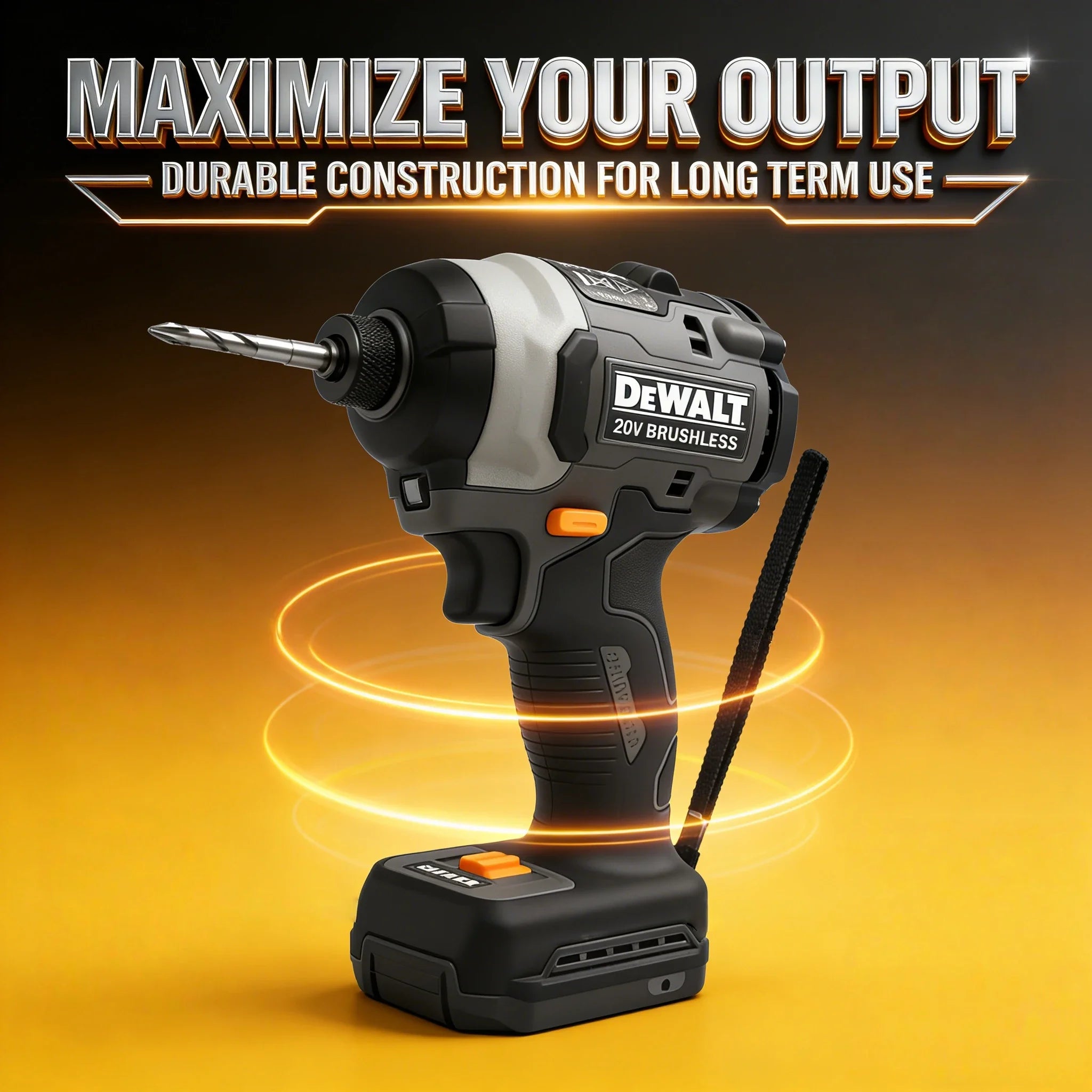 DeWalt DCF85M Brushless Lithium Impact Driver: Multi-Functional Electric Screwdriver & Variable Speed Woodworking Drill