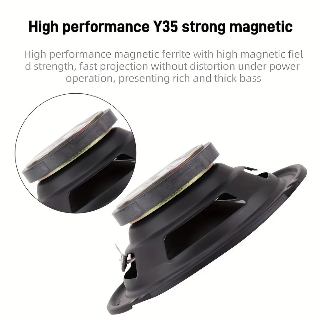KELUNEGLO 6.5 Inch 400W Car Coaxial Speakers Stereo Car Door Hifi Full Range Speakers High-Quality Rubber Edges, Powerful Magnets, Truck Speakers Car Door Music Audio System Upgrade Universal Fits for Ford, for CHEVROLET, for