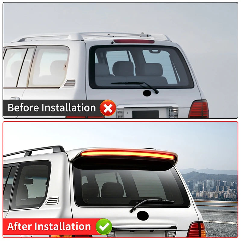 For 1998-2007 Lexus LX470 LX 470 Rear Trunk Spoiler Upgrade Vehicle Exterior Look Car Exterior Tuning Modification Accessories