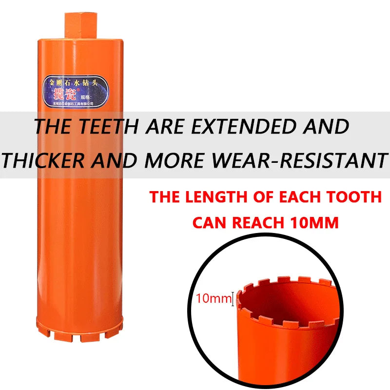 LAANCI Diamond core drill bit M22 thread 400mm diameter 25-500mm laser welding for reinforced concrete hole drill
