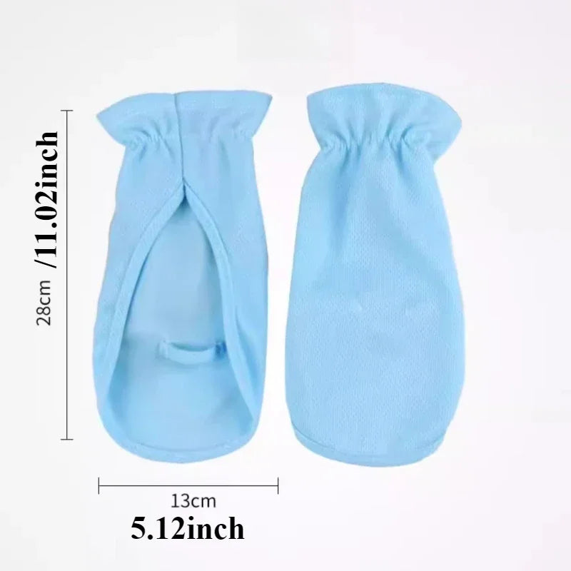 1set Driving Sun Protection Gloves Breathable Fabric Anti-slip Outdoor Cycling Resistant Short Gloves Outdoor hiking accessories