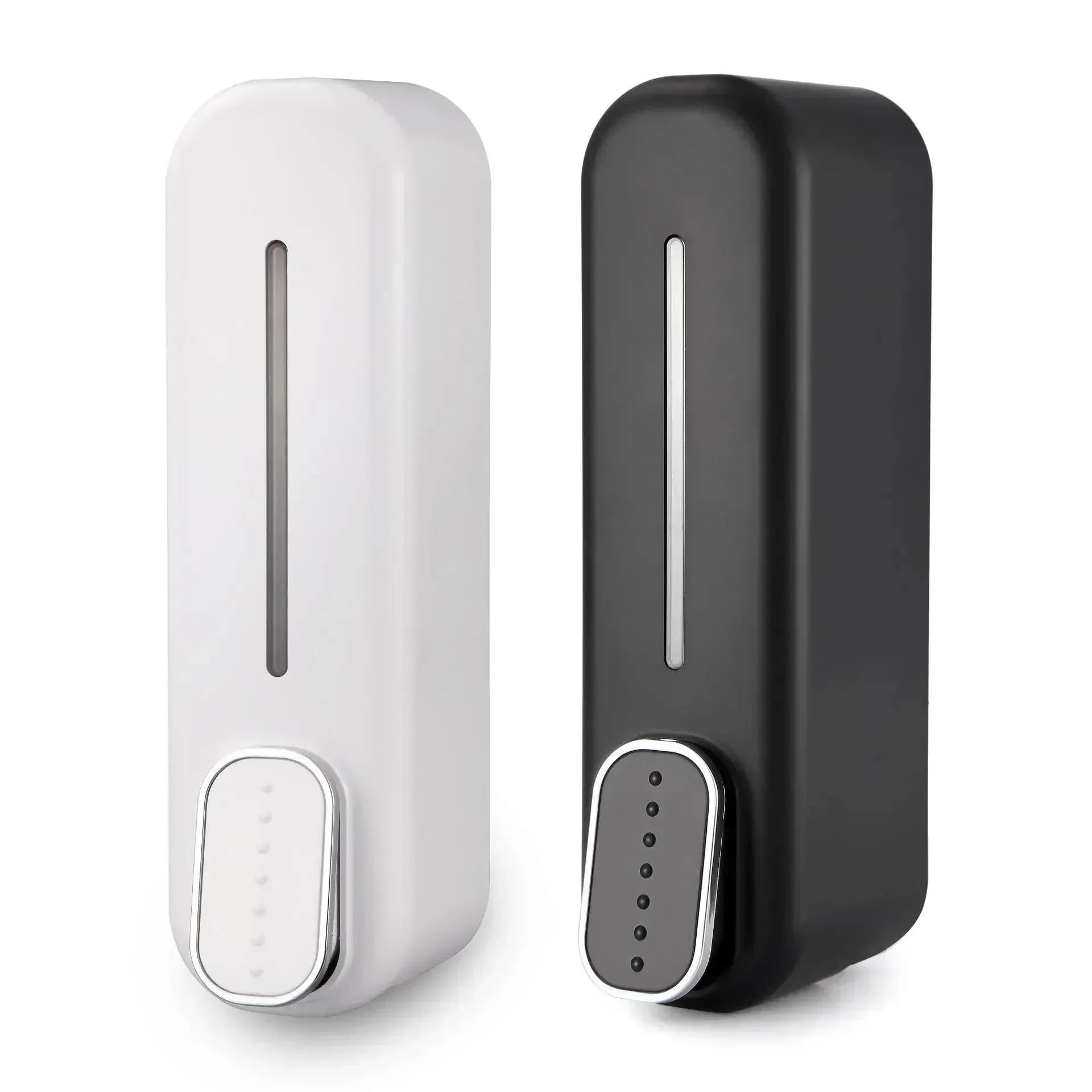 1-2pcs Hotel Manual Soap Dispenser Wall Mounted Shampoo And Shower Gel Box Bathroom Soap Bottle Portable Press Dispense Liquid