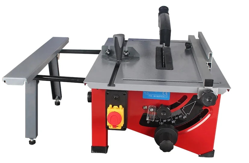 Sliding Woodworking Table Saw 210mm Wooden DIY Electric Saw, Circular Angle Adjusting Skew Recogniton Saw