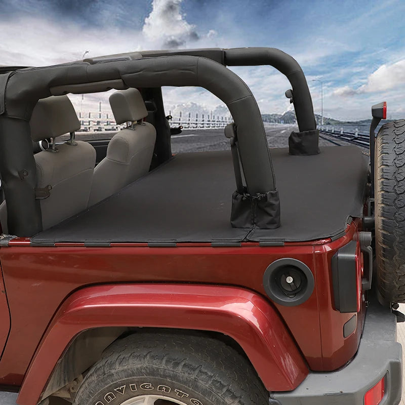 BAWA Rear Seat Separation Mesh/Trunk Cloth Separation for Jeep Wrangler JK 2door 2007-2017 Pet Isolation Net Accessories