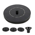 Color LED Solar Fountain Pump Bird Bath Pool Pond Garden Outdoor With 7 Nozzles 3W Solar Waterfall Water Powered Fountain