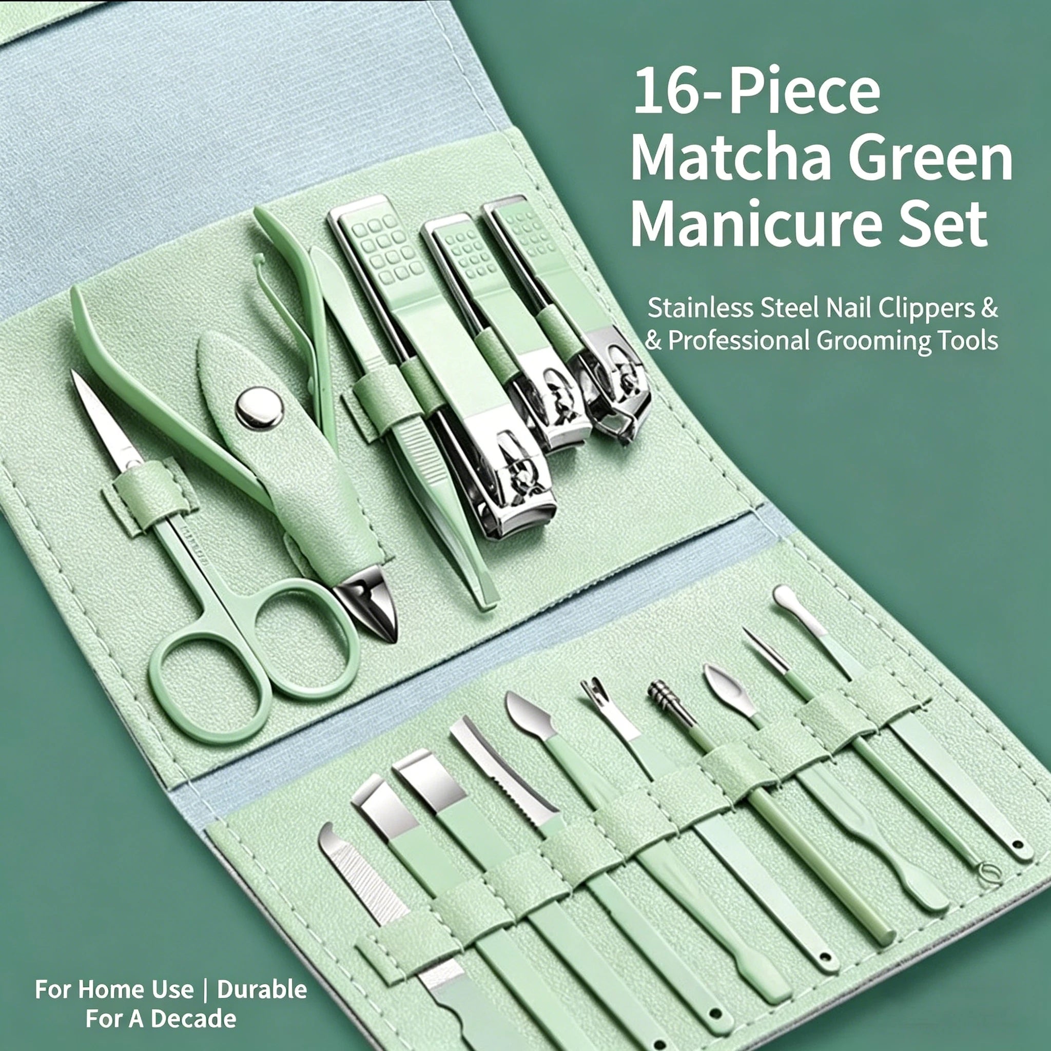 Professional Nail Clipper and Cuticle Nippers Set Portable Home Travel High-grade Manicure Pedicure Sets Beauty Tools Accessorie