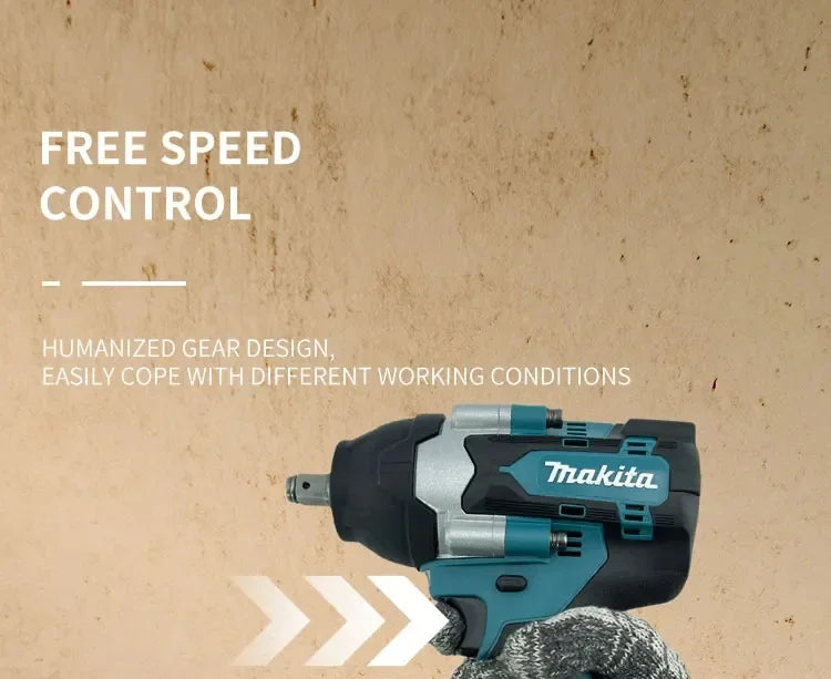 Makita DTW700 18V Brushless Electric Wrench Cordless Drill Screwdriver Free Delivery Large Torque Power Tools Torque Wrench